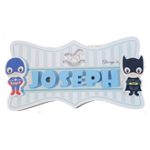 C&F Wooden Rocking Horse Ribbon Name Plate